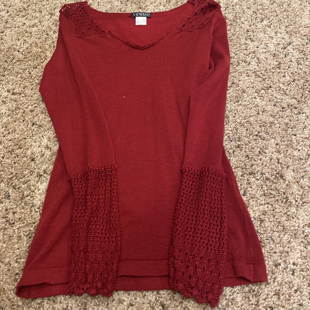 Venus maroon blouse